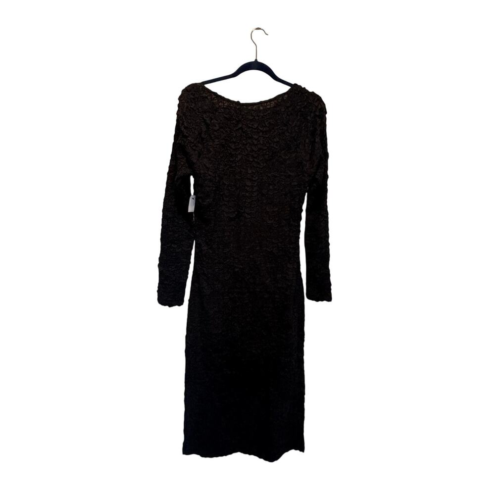 Mara Hoffman Dione cut-out smocked midi dress in black 2XL - Picture 9 of 11